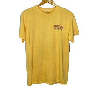 Men's Small National Park Foundation Grand Canyon Yellow Graphic Tee NEW